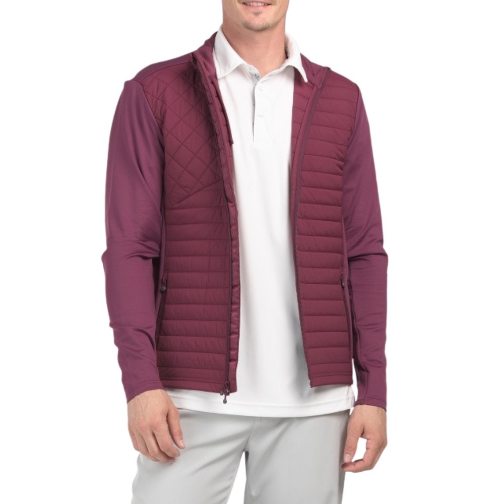 Greyson Men's Hawkeye Red Burgundy Yukon Hybrid Jacket Sz S NWT!